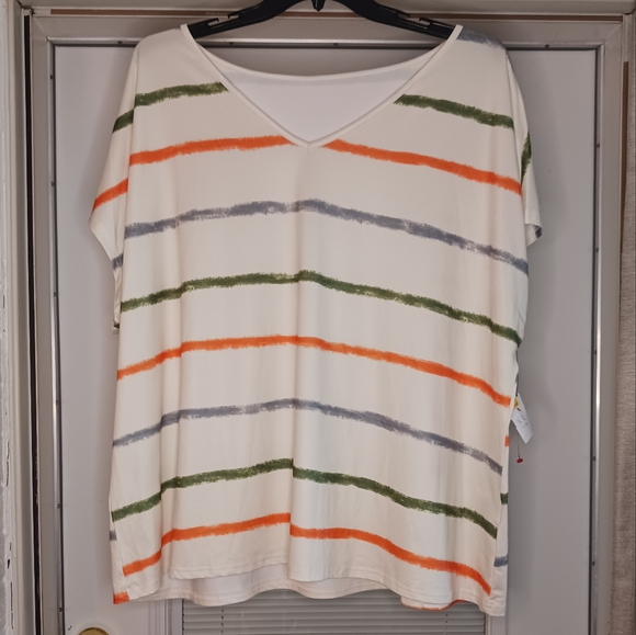 SHEIN Tops - Shein Green/Orange Tank Top Size 4X